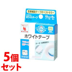 NICHIBAN（ニチバン） ホワイトテープ (1個) 12mm×9m 紙テープ