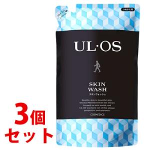 《セット販売》　大塚製薬 ウル・オス 薬用スキンウォッシュ つめかえ用 (420mL)×3個セット 詰め替え用 ウルオス UL・OS 顔・身体用洗浄料　医薬部外品｜ツルハドラッグ ヤフー店