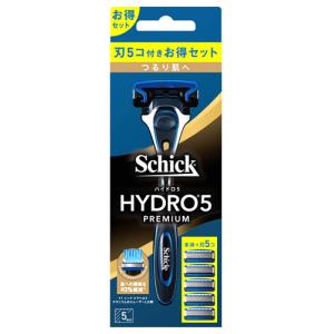 シック ハイドロ5 プレミアム つるり肌へ コンボパック (本体＋刃5個) 5枚刃 カミソリ 髭剃り Schick｜tsuruha