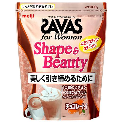 明治 ザバス フォーウーマン シェイプ＆ビューティ チョコレート風味 (900g) プロテインパウダ...