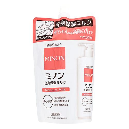 第一三共ヘルスケア ミノン全身保湿ミルク つめかえ用 (320mL) ボディミルク　医薬部外品 詰め...