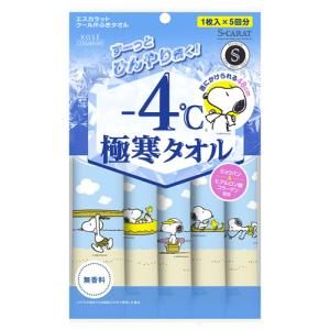 コーセーコスメポート エスカラット 極寒タオル (5枚) クール汗ふきシート 大判サイズ デオドラントボディシート｜tsuruha