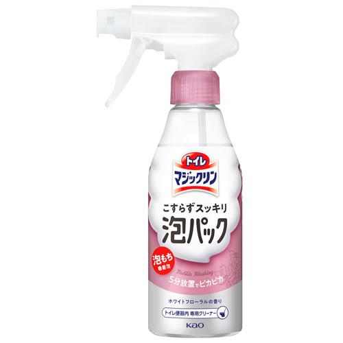 花王 トイレマジックリン こすらずスッキリ泡パック ホワイトフローラルの香り 本体 (300mL) ...