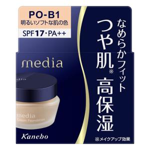 カネボウ メディア クリームファンデーションN PO-B1 明るいソフトな肌の色 (25g) SPF17 PA++ media｜tsuruha