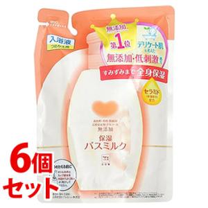 《セット販売》　牛乳石鹸 カウブランド 無添加保湿バスミルク つめかえ用 (480mL)×6個セット...