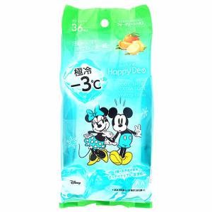 マンダム マンダムハッピーデオ ボディシート 極冷 ウォータリーシトラス (36枚) デオドラントシート