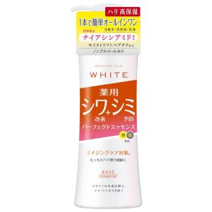 コーセーコスメポート モイスチュアマイルド ホワイト リンクルケア パーフェクトエッセンス (230mL) オールインワン 美白保湿液　医薬部外品｜tsuruha