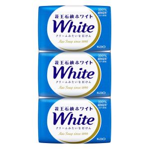 花王 花王石鹸ホワイト 普通サイズ (85g×3個) 固形 せっけん 石けん