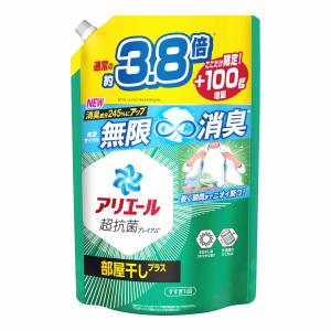 P&G アリエール ジェル 部屋干しプラス つめかえ用 ウルトラジャンボサイズ 増量品 (1.58kg) 詰め替え用 洗濯用洗剤 衣料用洗剤　P＆G｜tsuruha