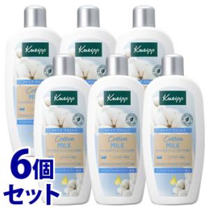 《セット販売》　クナイプ バスミルク コットンミルクの香り (480mL)×6個セット 入浴剤 シアバター配合 保湿ケア KNEIPP　送料無料｜tsuruha