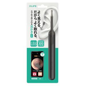プレミアム耳かき QiPower スマート耳かき ブラック QE-1 (1個) カメラ付き LEDライト 耳