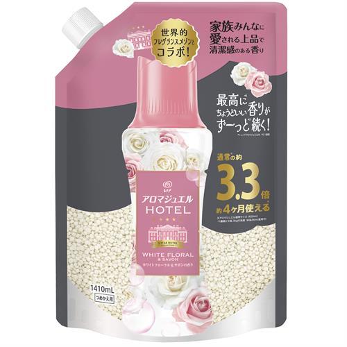 P&amp;G  レノアアロマジュエル　ホワイトフローラル＆サボンの香りつめかえ用超特大サイズ　１４１０ｍＬ
