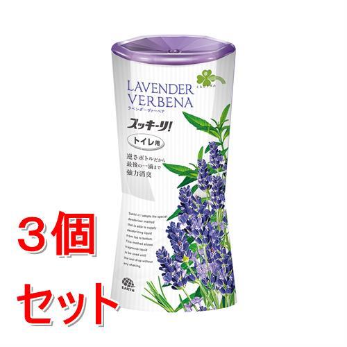 《セット販売》 アース製薬 くらしリズム　トイレのスッキーリ　ラベンダーヴァーベナ　400ML×3個...