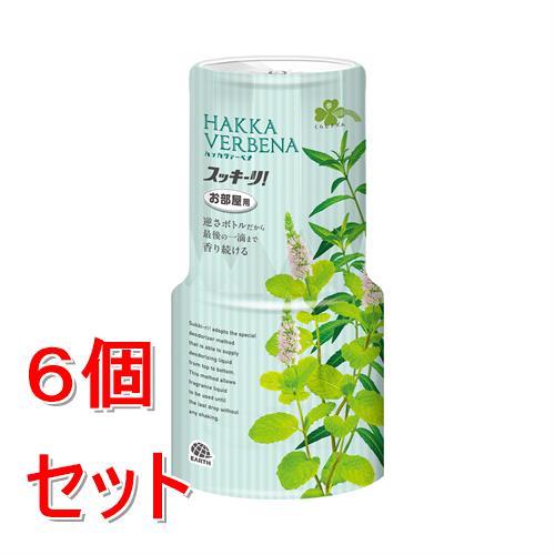 《セット販売》 アース製薬 くらしリズム　お部屋のスッキーリ　ハッカヴァーベナ　400ML×6個セッ...