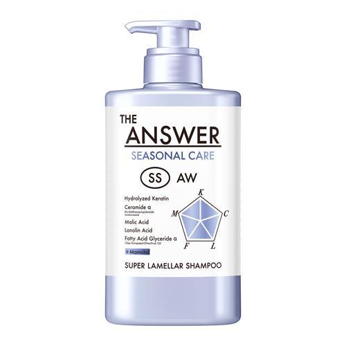 花王 THE　ANSWER　シーズナルケア　SS　スーパーラメラシャンプー　ポンプ　400ml　ジア...