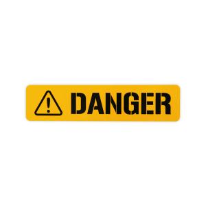 DANGER 小 ステッカー 3503 東洋マーク