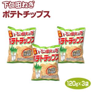 ザワつく金曜日で紹介 群馬 お土産 下仁田ねぎポテトチップス120g×3袋 群馬みやげ おみやげ 下仁田ネギ 葱 ご当地 限定 ポテトチップス つるまい本舗