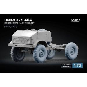 1/72 ウニモグ S 404 X 11.00R20 ホイールセット (5個入) (エース用)