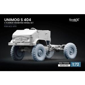 1/72 ウニモグ S 404 X 11.00R20 自重変形 ホイールセット (5個入) (エース...