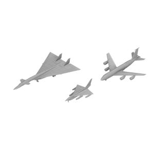 アメリカ空軍機セット7（XB-70試作戦略爆撃機、B-58戦略爆撃機、KC-135R空中給油機）