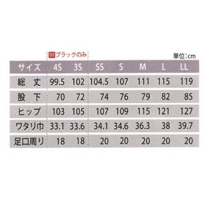 セオフレッシュ太極拳パンツ(ブラック)の詳細画像1