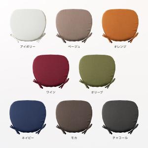 椅子用 クッション 本体 約43×38×4cm...の詳細画像1