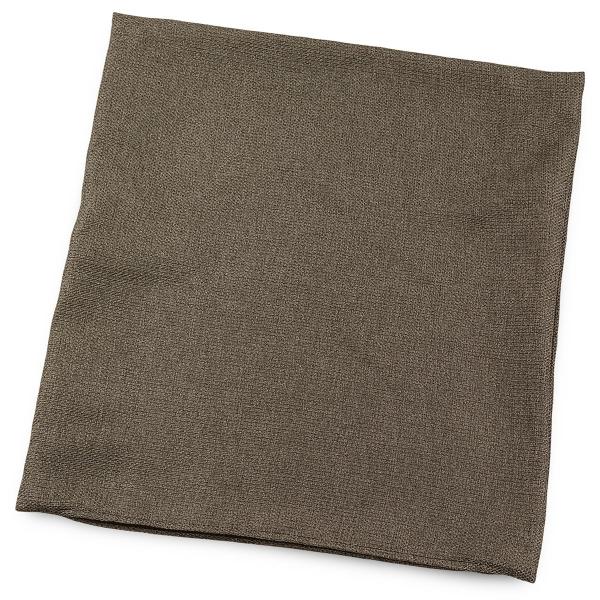 座布団カバー 約63×68cm 緞子判 G2 カレキブラウン 日本製 枯れ木のようなくすんだ茶色 シ...