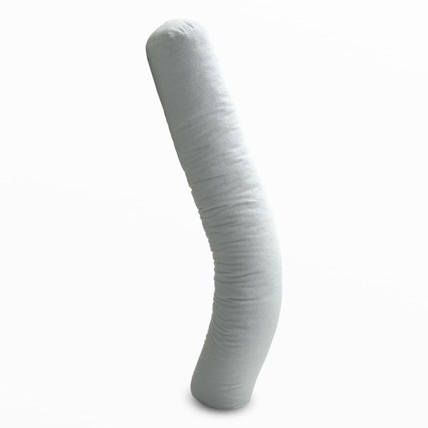 ボルスターピロー 抱き枕 直径22×長さ150cm 白パイル 日本製 ロングピロー ポリエステルわた...