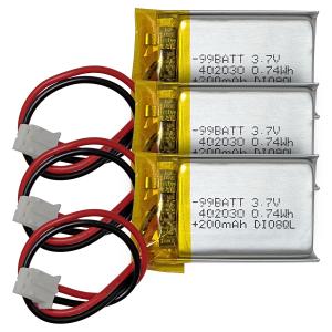 リチウムポリマー バッテリー 3.7v 150mAh 502020 Li-Po電池 ドローン