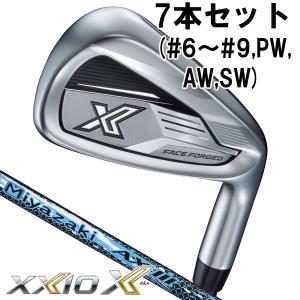 【良品】ゼクシオエックス eks 2024 メンズアイアンセット 6本 S XXIO 送料無料 2024年モデル ダンロップ メンズ X eks ゼクシオ