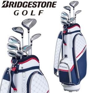 レディース 女性用 ブリヂストン ツアーステージ CL クラブセット キャディバッグ付 ネイビー 8本セット BRIDGESTONE TOURSTAGE｜tsuruya-sp