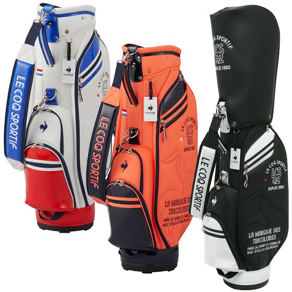 付属ネームタグ名入れ無料 レディース ルコック QQCXJJ02 8.5型 3.2kg キャディバッ...