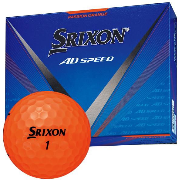 スリクソン 2024 ADスピード ゴルフボール パッションオレンジ 1ダース