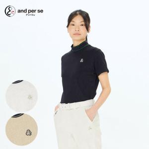 and per se ゴルフ レディース アンパスィ ジャカードスムース