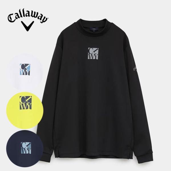 ゴルフ メンズ キャロウェイ 長袖モックネックシャツ C25233104 秋 冬 25FW