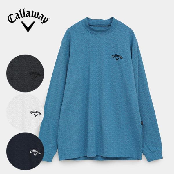 ゴルフ メンズ キャロウェイ 長袖モックネックシャツ C25233106 秋 冬