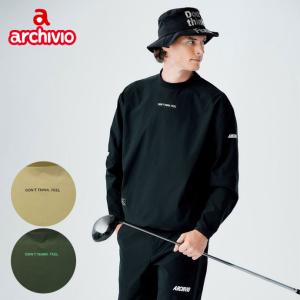 ARCHIVIO アルチビオ メンズ UV速乾 ハイネック プルオーバー ゴルフ archivio 【 セール 40%OFF 】【メンズ】ハイネックプルオーバー