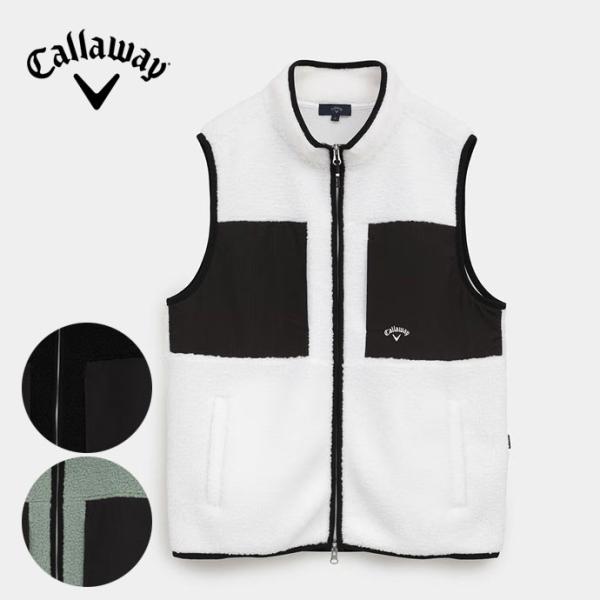 ゴルフ メンズ キャロウェイ ボアベスト C25216104 秋 冬 25FW