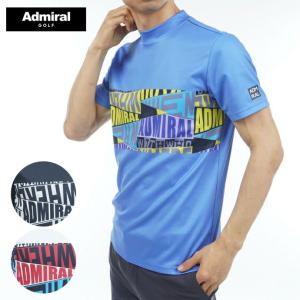 ゴルフ アドミラル コンパスモチーフモックネックシャツ ADMA314｜tsuruya-sp