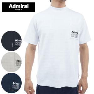 ゴルフ アドミラル グリッドオーバーモックシャツ ADMA403｜tsuruya-sp