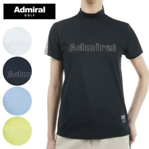 ゴルフ レディース/女性用 アドミラル メタルロゴモックシャツ ADLA412｜tsuruya-sp