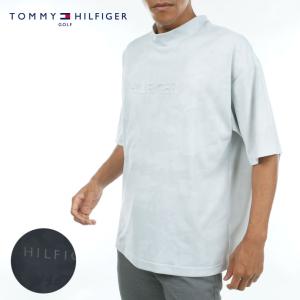 ゴルフ トミーヒルフィガー カモフラージュ メッシュジャガード モックネックシャツ THMA347