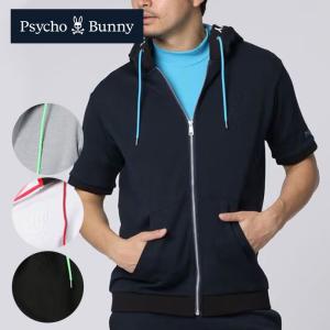 Psycho Bunny（サイコバニー） ゴルフ ポンチジップフーディ GF277