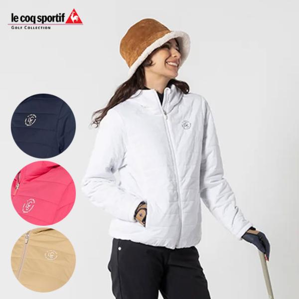 ゴルフ レディース/女性用 ルコック 中わたストレッチスウィングブルゾン LG4FWB50L