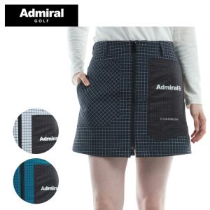 ゴルフ レディース/女性用 アドミラル ウィンドペーン フロントジップスカート ADLA292｜tsuruya-sp