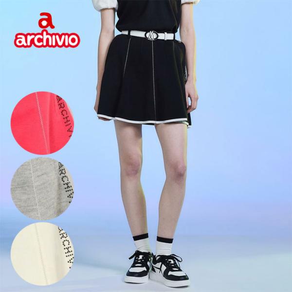 ゴルフ レディース アルチビオ UV速乾ニットソーフレアスカート A516007 秋 冬