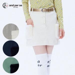 ゴルフ レディース/女性用 アンパスィ コーディロイスカート