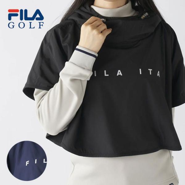 ゴルフ レディース フィラ 防寒ポンチョ 795949 秋 冬