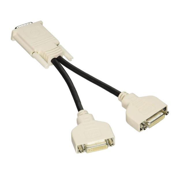 中古品 DMS-59 to DVI×2 変換ケーブル 2分岐