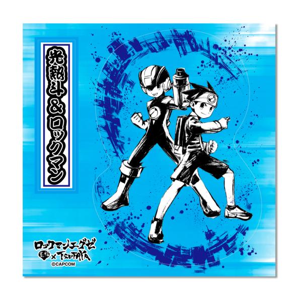 【『ロックマンエグゼ』×墨絵SHOP】墨絵メタルステッカー（全4種）